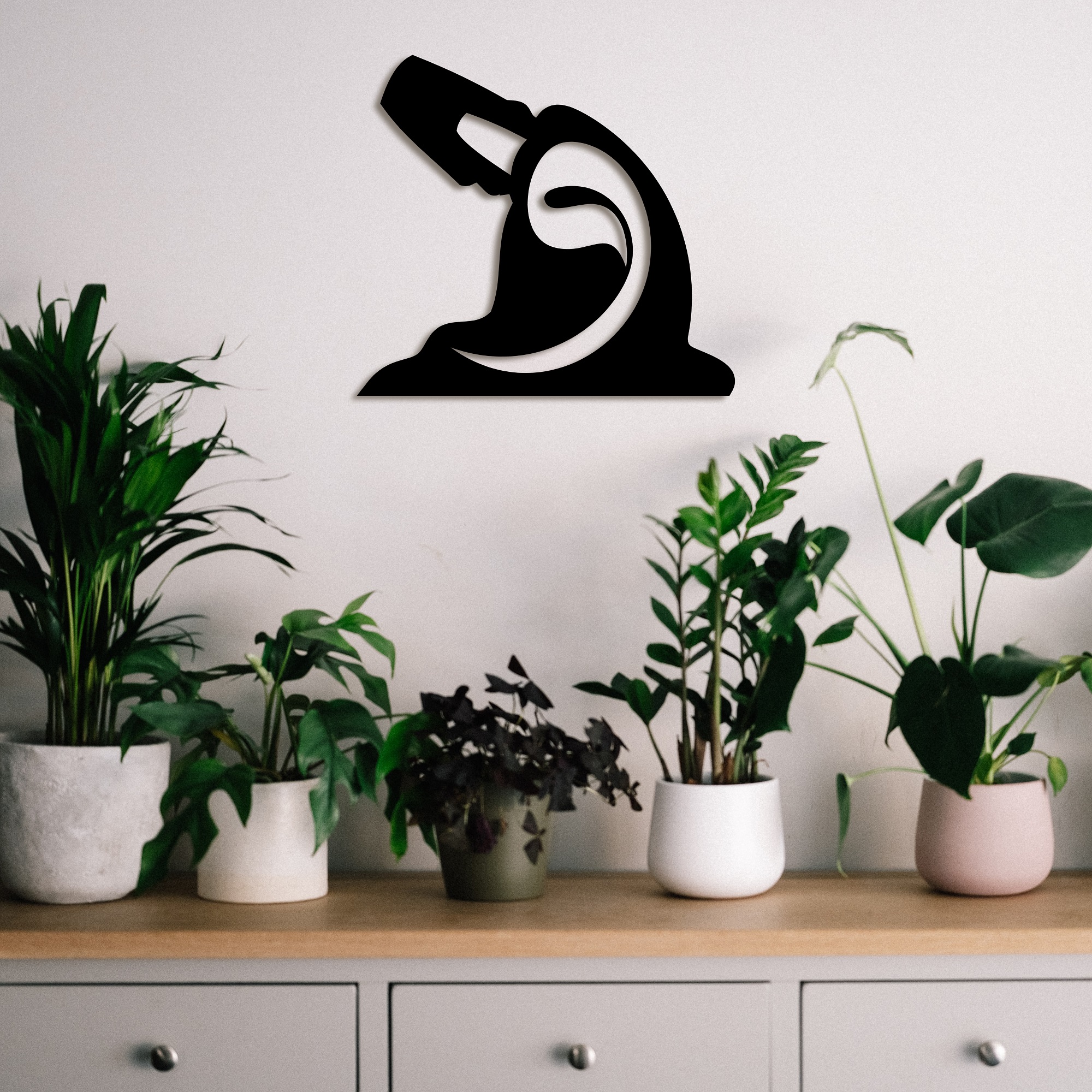 Vav Semazen Metal Duvar Dekoru