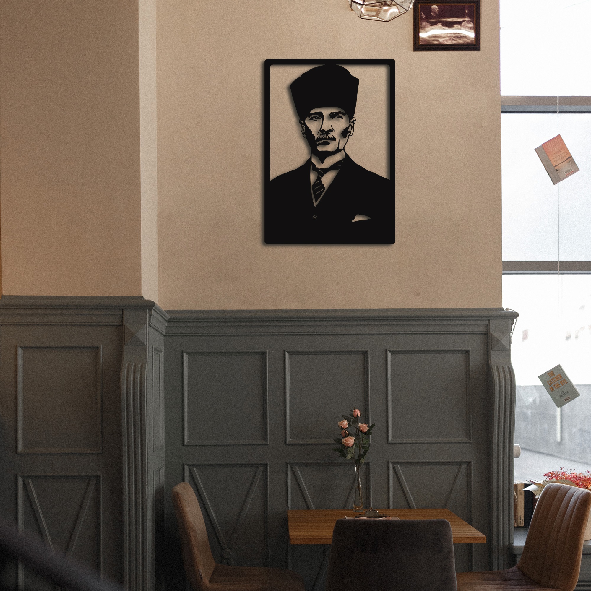 Atatürk Portre Metal Duvar Dekoru