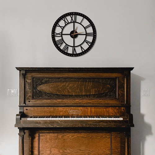 Ore Primul 50 Cm Metal Duvar Saati